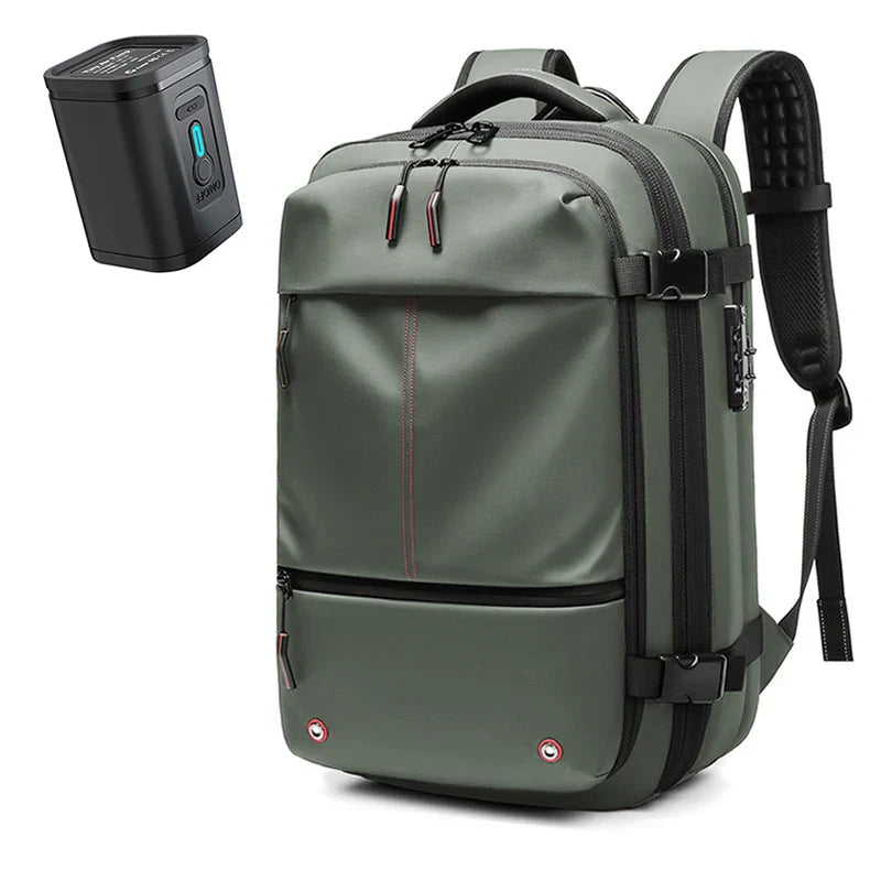 Mochila de Viagem com Senha e Compressão a Vácuo AirBack